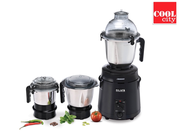 SUJATA 3 JAR MIXER DYNAMIX -  BLACK